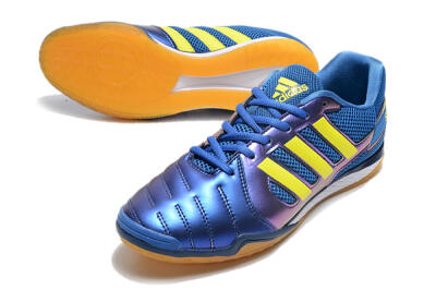 Adidas Top Sala IC Indoor & Futsal Soccer Shoes - Blue/Yellow/White
