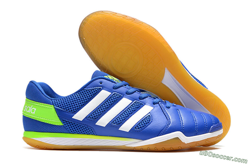 Adidas Top Sala IC Indoor & Futsal Soccer Shoes - Blue/White/Yellow 1