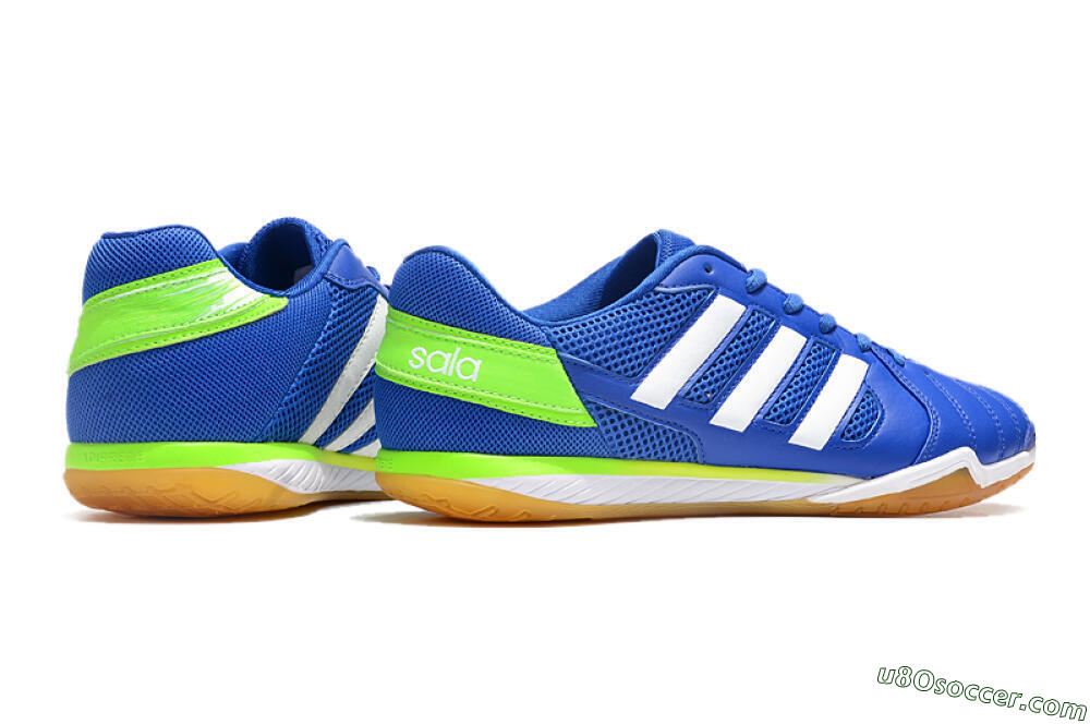 Adidas Top Sala IC Indoor & Futsal Soccer Shoes - Blue/White/Yellow 6