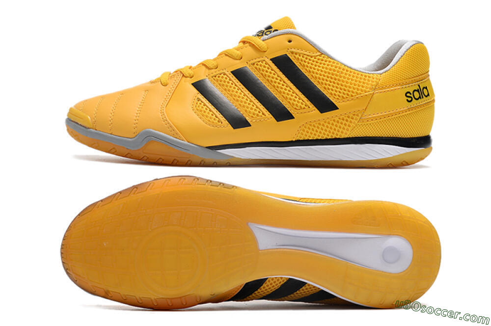 Adidas Top Sala IC Indoor & Futsal Soccer Shoes - Yellow/Black/White 0