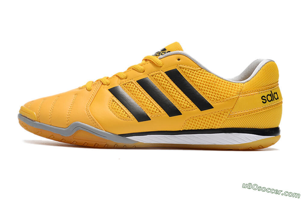 Adidas Top Sala IC Indoor & Futsal Soccer Shoes - Yellow/Black/White 2