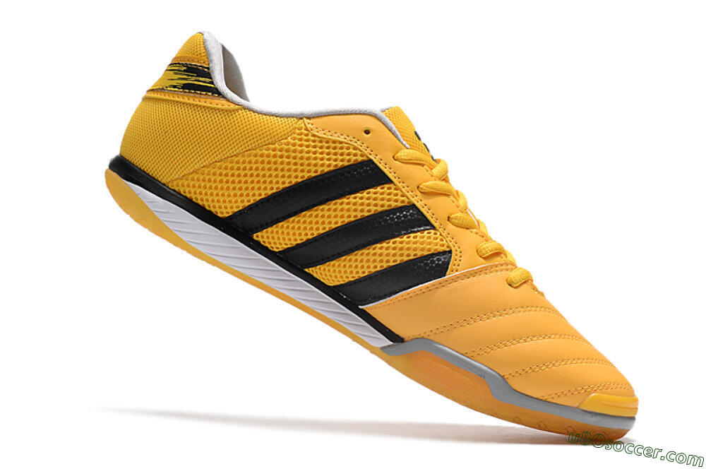 Adidas Top Sala IC Indoor & Futsal Soccer Shoes - Yellow/Black/White 4