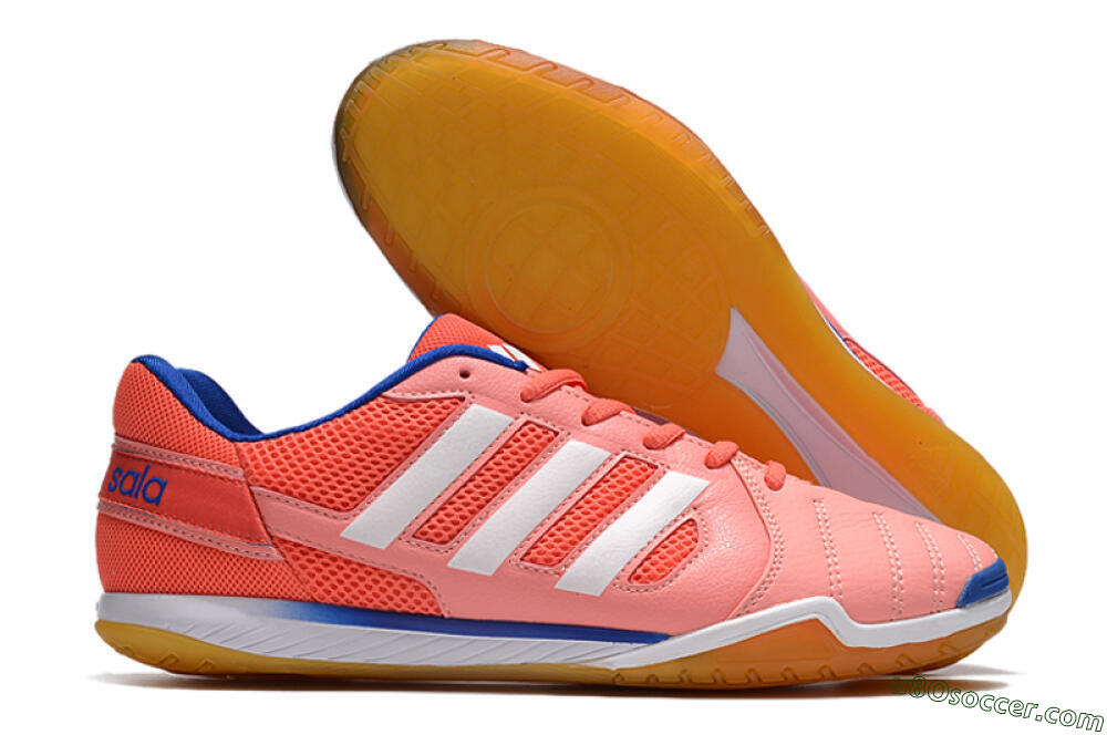 Adidas Top Sala IC Indoor & Futsal Soccer Shoes - Pink/White/Blue 1