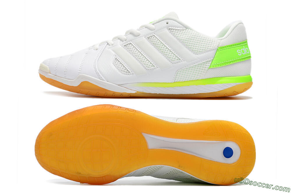 Adidas Top Sala IC Indoor & Futsal Soccer Shoes - White/Yellow 0