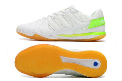 Adidas Top Sala IC Indoor & Futsal Soccer Shoes - White/Yellow