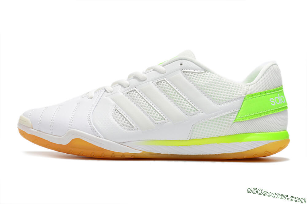 Adidas Top Sala IC Indoor & Futsal Soccer Shoes - White/Yellow 2