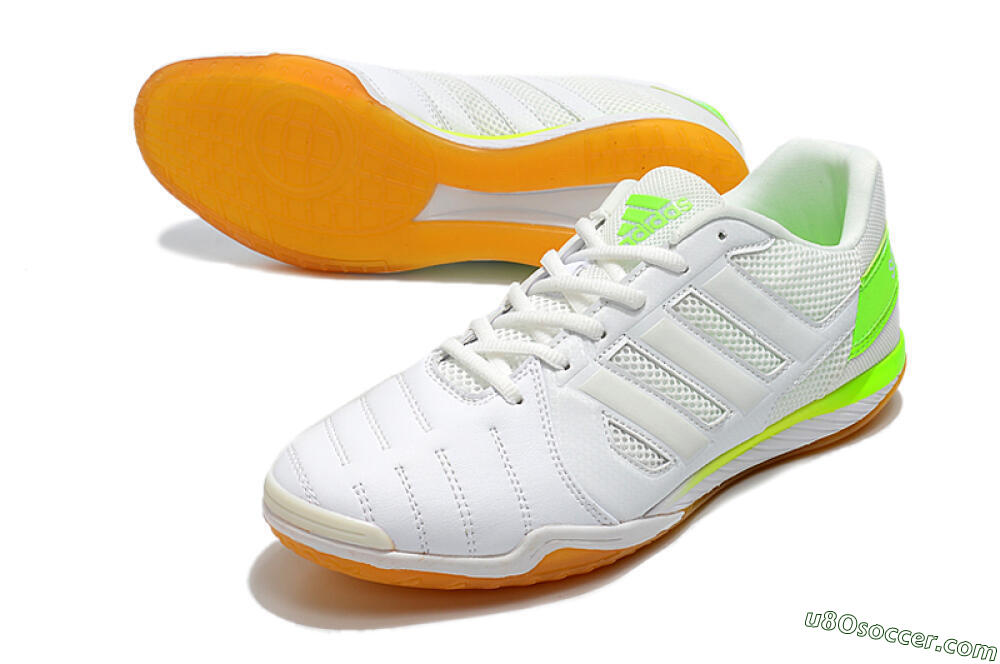 Adidas Top Sala IC Indoor & Futsal Soccer Shoes - White/Yellow 3