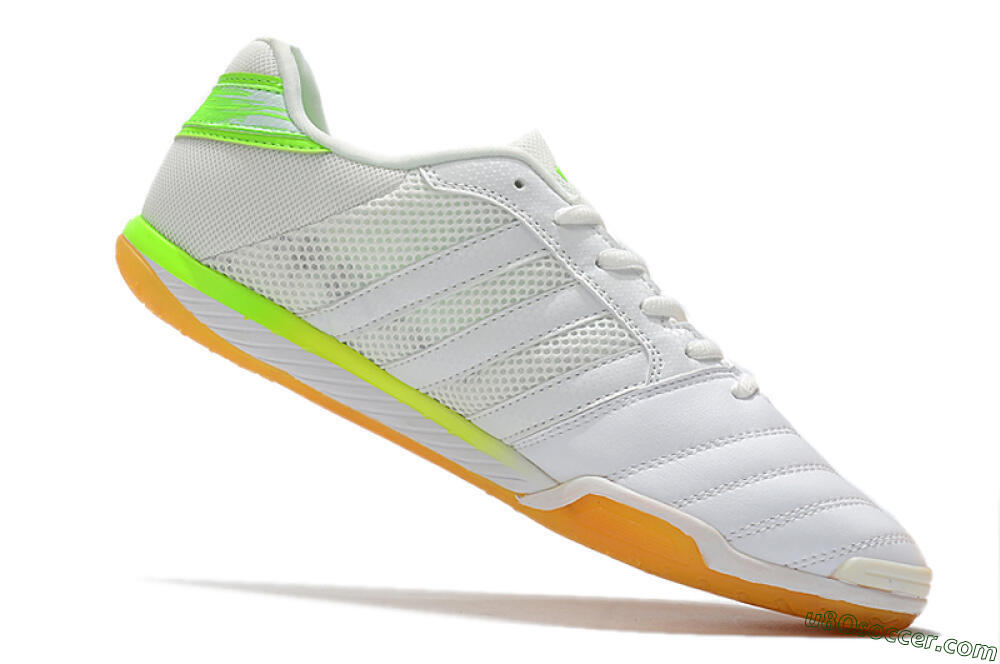 Adidas Top Sala IC Indoor & Futsal Soccer Shoes - White/Yellow 4