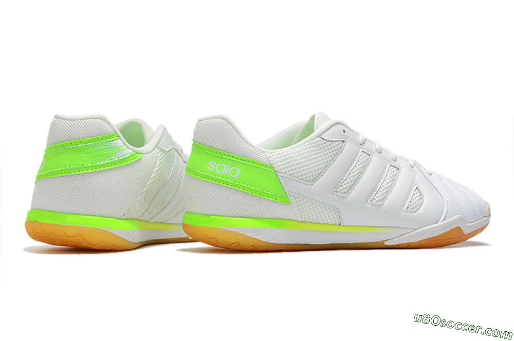 Adidas Top Sala IC Indoor & Futsal Soccer Shoes - White/Yellow 6