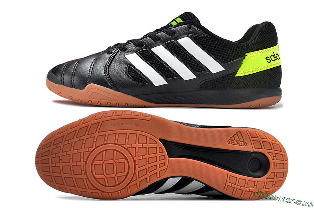 Adidas Top Sala IC Indoor & Futsal Soccer Shoes - Black/White/Yellow 0