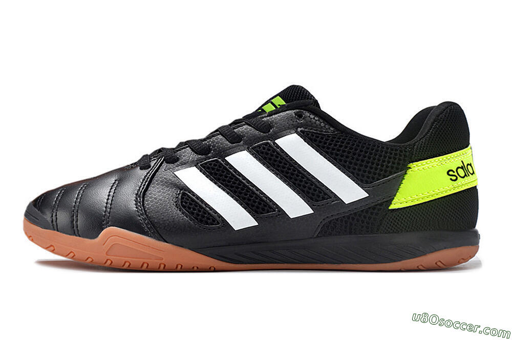 Adidas Top Sala IC Indoor & Futsal Soccer Shoes - Black/White/Yellow 2