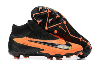 Nike Phantom GX DF Elite FG Firm Ground Soccer Cleats - Orange/Black/Gold