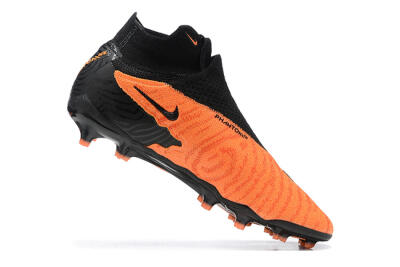 Nike Phantom GX DF Elite FG Firm Ground Soccer Cleats - Orange/Black/Gold