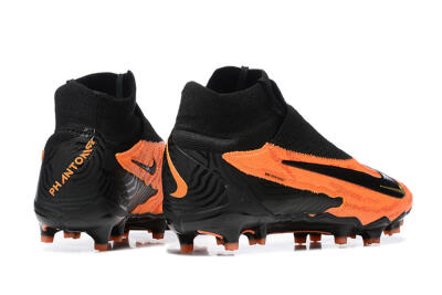 Nike Phantom GX DF Elite FG Firm Ground Soccer Cleats - Orange/Black/Gold