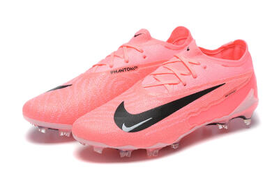 Nike Phantom GX Elite FG Firm Ground Soccer Cleats - Pink/Black/White