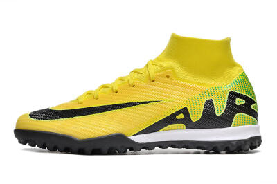 Nike Air Zoom Mercurial Superfly 9 Elite TF Artificial Turf Soccer Shoes - Yellow/Black/White