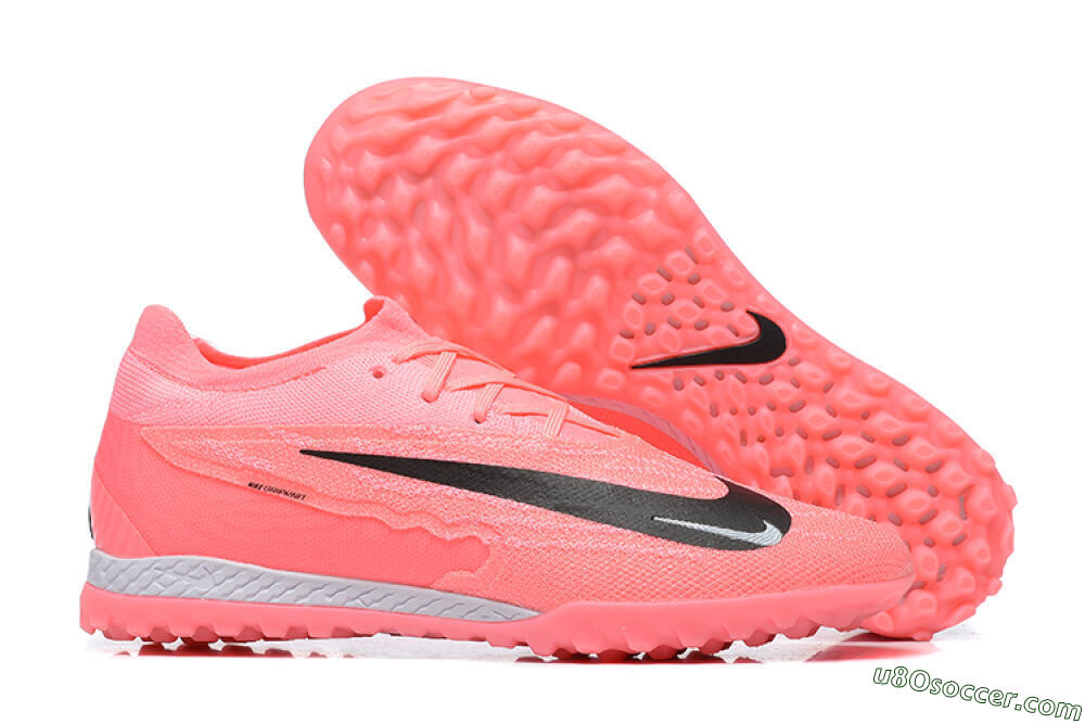 Nike Phantom GX Elite TF Artificial Turf Soccer Shoes - Pink/Black/White 1