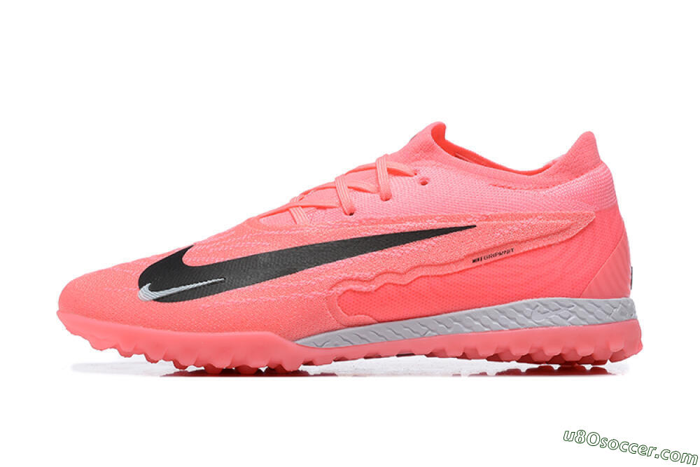 Nike Phantom GX Elite TF Artificial Turf Soccer Shoes - Pink/Black/White 2