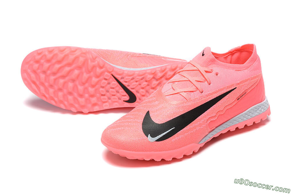 Nike Phantom GX Elite TF Artificial Turf Soccer Shoes - Pink/Black/White 3