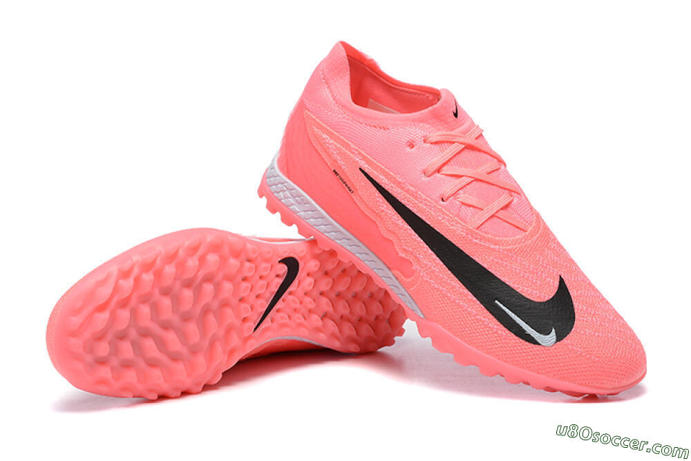Nike Phantom GX Elite TF Artificial Turf Soccer Shoes - Pink/Black/White 4
