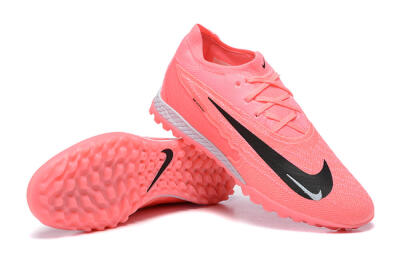 Nike Phantom GX Elite TF Artificial Turf Soccer Shoes - Pink/Black/White