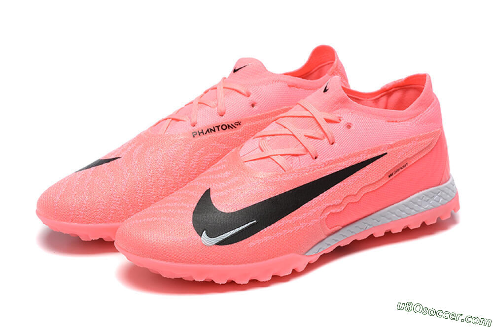 Nike Phantom GX Elite TF Artificial Turf Soccer Shoes - Pink/Black/White 5
