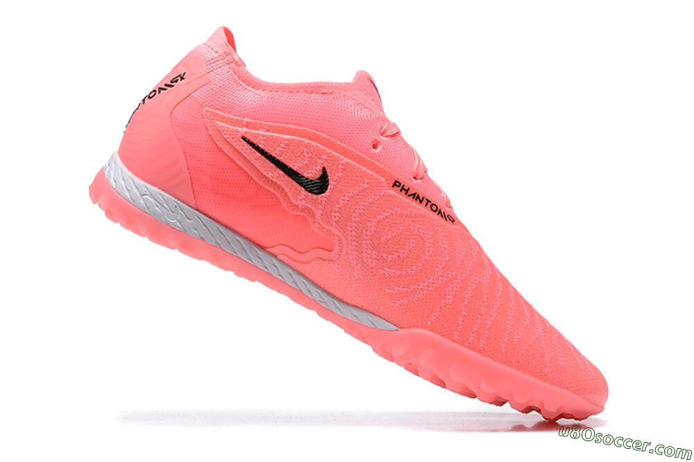 Nike Phantom GX Elite TF Artificial Turf Soccer Shoes - Pink/Black/White 7