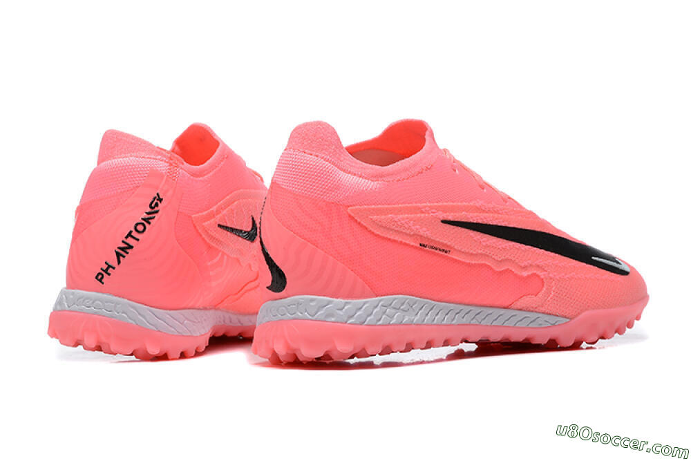 Nike Phantom GX Elite TF Artificial Turf Soccer Shoes - Pink/Black/White 9