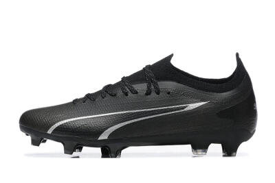 Puma Ultra Ultimate FG Firm Ground Soccer Cleats - Black/Silver