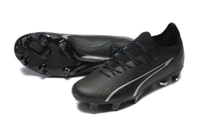 Puma Ultra Ultimate FG Firm Ground Soccer Cleats - Black/Silver