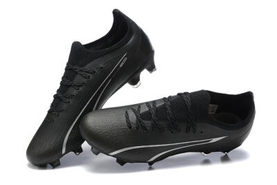 Puma Ultra Ultimate FG Firm Ground Soccer Cleats - Black/Silver