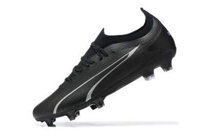 Puma Ultra Ultimate FG Firm Ground Soccer Cleats - Black/Silver