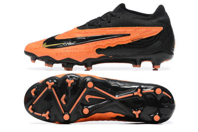 Nike Phantom GX Elite FG Firm Ground Soccer Cleats - Orange/Black/Gold