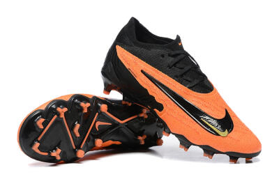 Nike Phantom GX Elite FG Firm Ground Soccer Cleats - Orange/Black/Gold