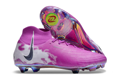 Nike Phantom Luna Elite SE NU FG Firm Ground Soccer Cleats - Fuchsia Dream/Barely Grape