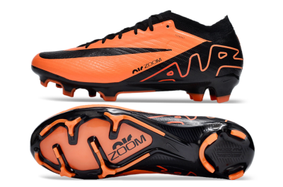 Nike Air Zoom Mercurial Vapor 15 Elite FG Firm Ground Soccer Cleats - Orange/Black