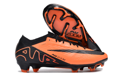 Nike Air Zoom Mercurial Vapor 15 Elite FG Firm Ground Soccer Cleats - Orange/Black