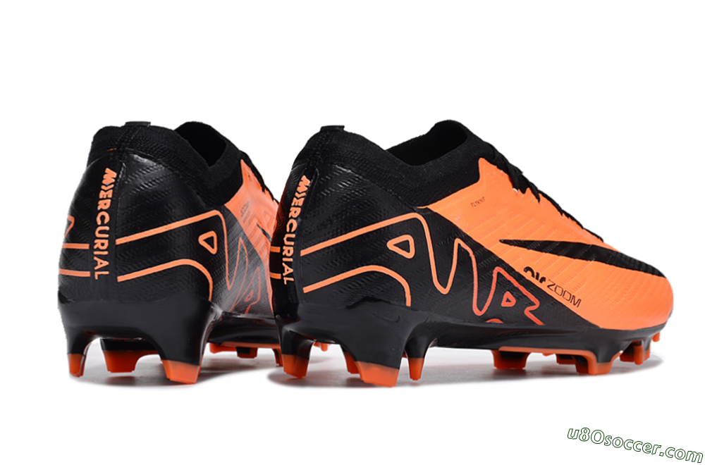 Nike Air Zoom Mercurial Vapor 15 Elite FG Firm Ground Soccer Cleats - Orange/Black 6