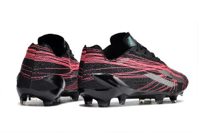 Adidas X Crazyfast Strung+ FG Firm Ground Soccer Cleats - Black/Silver/Pink