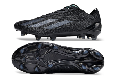 Adidas X Crazyfast Strung+ FG Firm Ground Soccer Cleats - Black/White