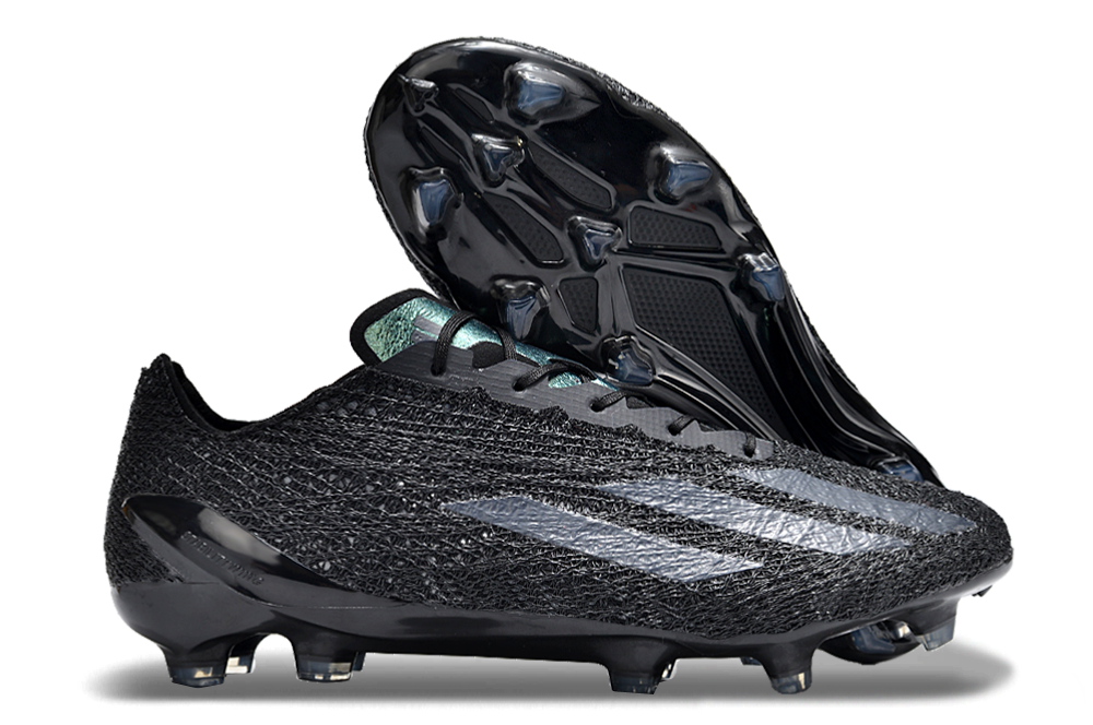 Adidas X Crazyfast Strung+ FG Firm Ground Soccer Cleats - Black/White 1