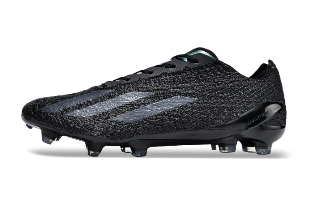 Adidas X Crazyfast Strung+ FG Firm Ground Soccer Cleats - Black/White 2
