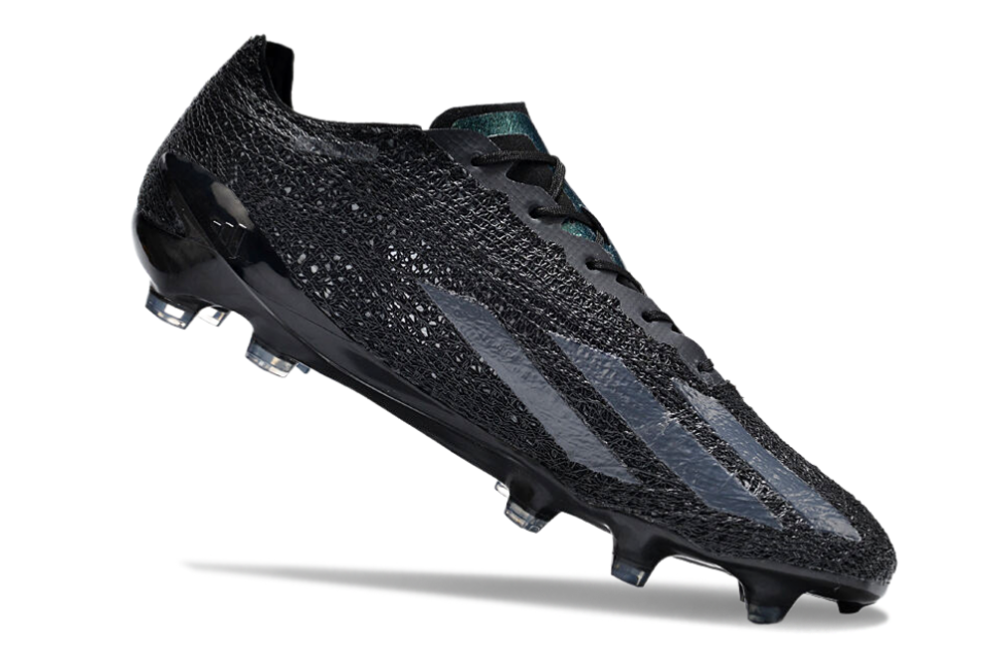 Adidas X Crazyfast Strung+ FG Firm Ground Soccer Cleats - Black/White 4
