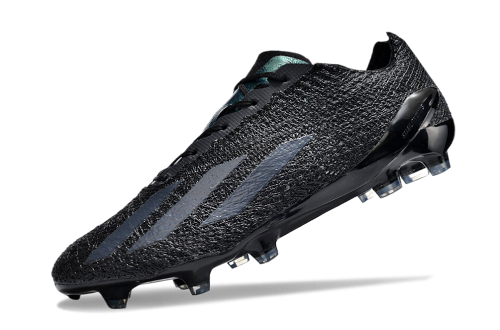 Adidas X Crazyfast Strung+ FG Firm Ground Soccer Cleats - Black/White 5