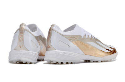 Adidas X Crazyfast.1 TF Artificial Turf Soccer Shoes - Gold/White