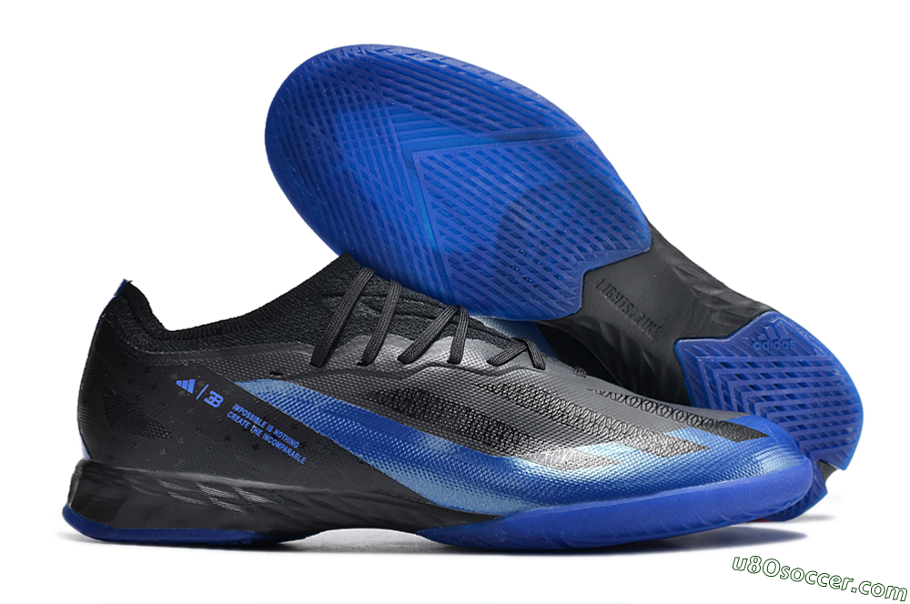 Adidas X Crazyfast.1 IC Indoor & Futsal Soccer Shoes - Blue/Black 1