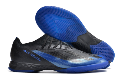 Adidas X Crazyfast.1 IC Indoor & Futsal Soccer Shoes - Blue/Black