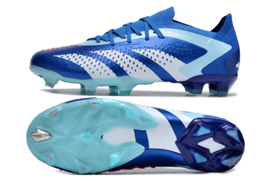 Adidas Predator Accuracy Paul Pogba.1 FG Firm Ground Soccer Cleats - Blue/White/Jade