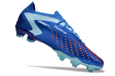 Adidas Predator Accuracy Paul Pogba.1 FG Firm Ground Soccer Cleats - Blue/White/Jade