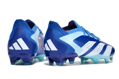 Adidas Predator Accuracy Paul Pogba.1 FG Firm Ground Soccer Cleats - Blue/White/Jade